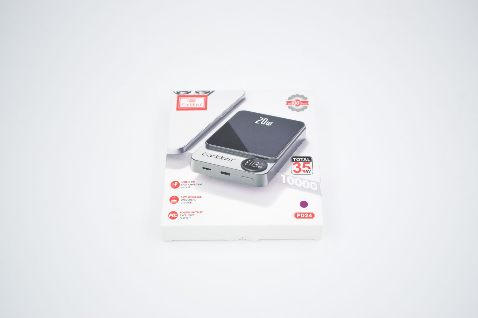 Kablosuz Şarjlı PD Hızlı Şarj Mini Powerbank